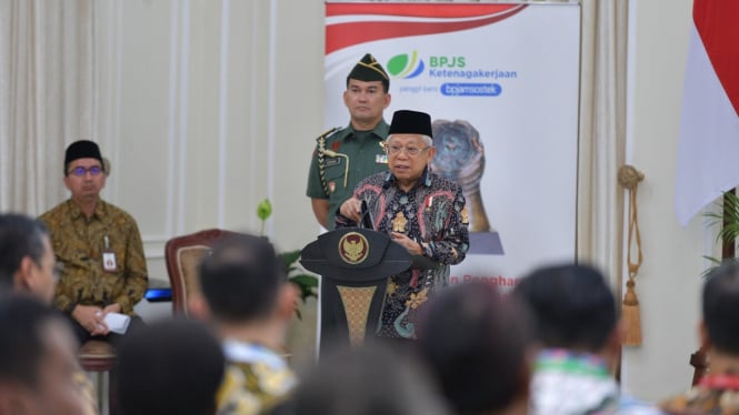 Wakil Presiden Ma’ruf Amin Membuka STQH Nasional di Jambi.