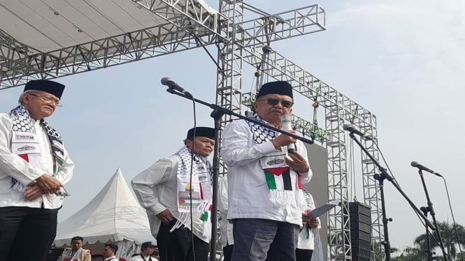 Dorong Pemerintah RI Berdiplomasi ke AS untuk Menghentikan Serangan Israel ke Palestina, Jusuf Kalla Sampaikan