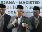 Ma’ruf Amin Menganjurkan Wamenkumham Mengikuti Aturan yang Ada setelah Menjadi Tersangka KPK