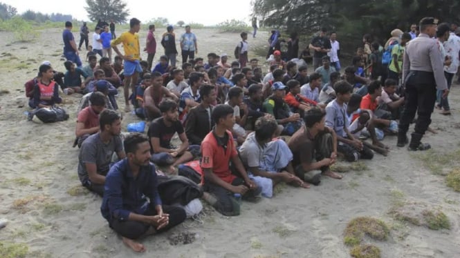 Ratusan Pengungsi Rohingya Tiba Kembali di Aceh