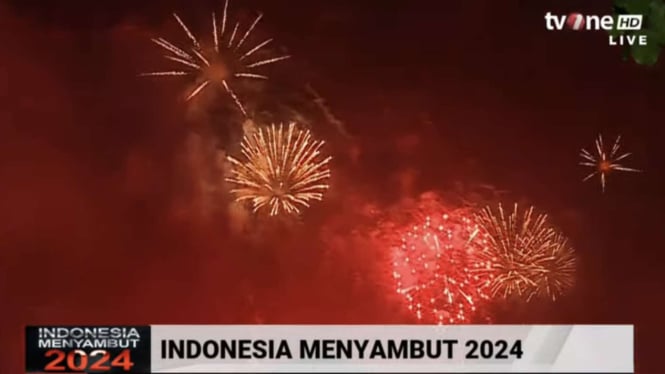 Malam Tahun Baru 2024, Ancol Jakarta Diliputi Kembang Api Terbesar di Indonesia