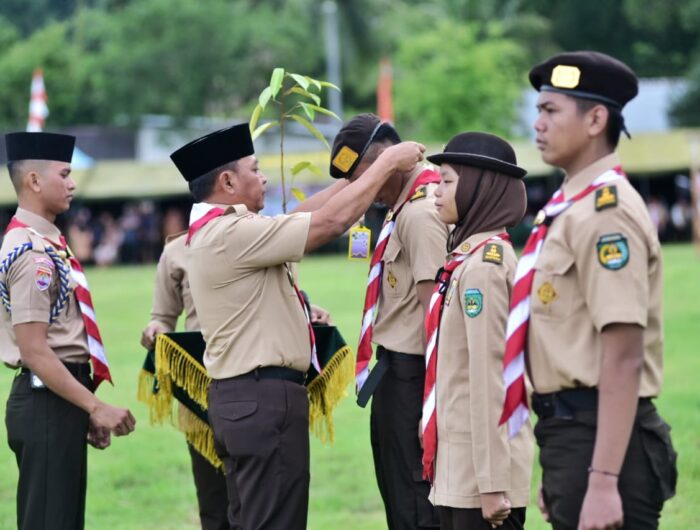 Kodam XIV Hasanuddin Mengadakan Kegiatan Pramuka SWK di Maros dan Mengajak Peserta Untuk Bersatu Dengan Alam