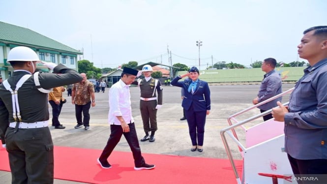 Banjir Demak Telah Mulai Surut, Presiden Jokowi Kembali ke Jakarta