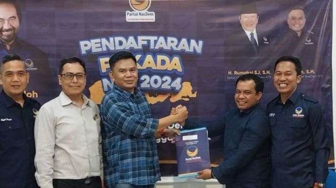 Gubernur NTB Pj Mendaftar di Pilkada Melalui Partai Nasdem