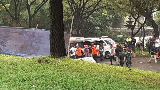 Polisi Menerima Pesan Kode Mayday Sebelum Pesawat Jatuh di Lapangan BSD