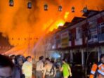 Ruko di Pasar Sambas Terbakar Habis, Total 14 Unit Hilang