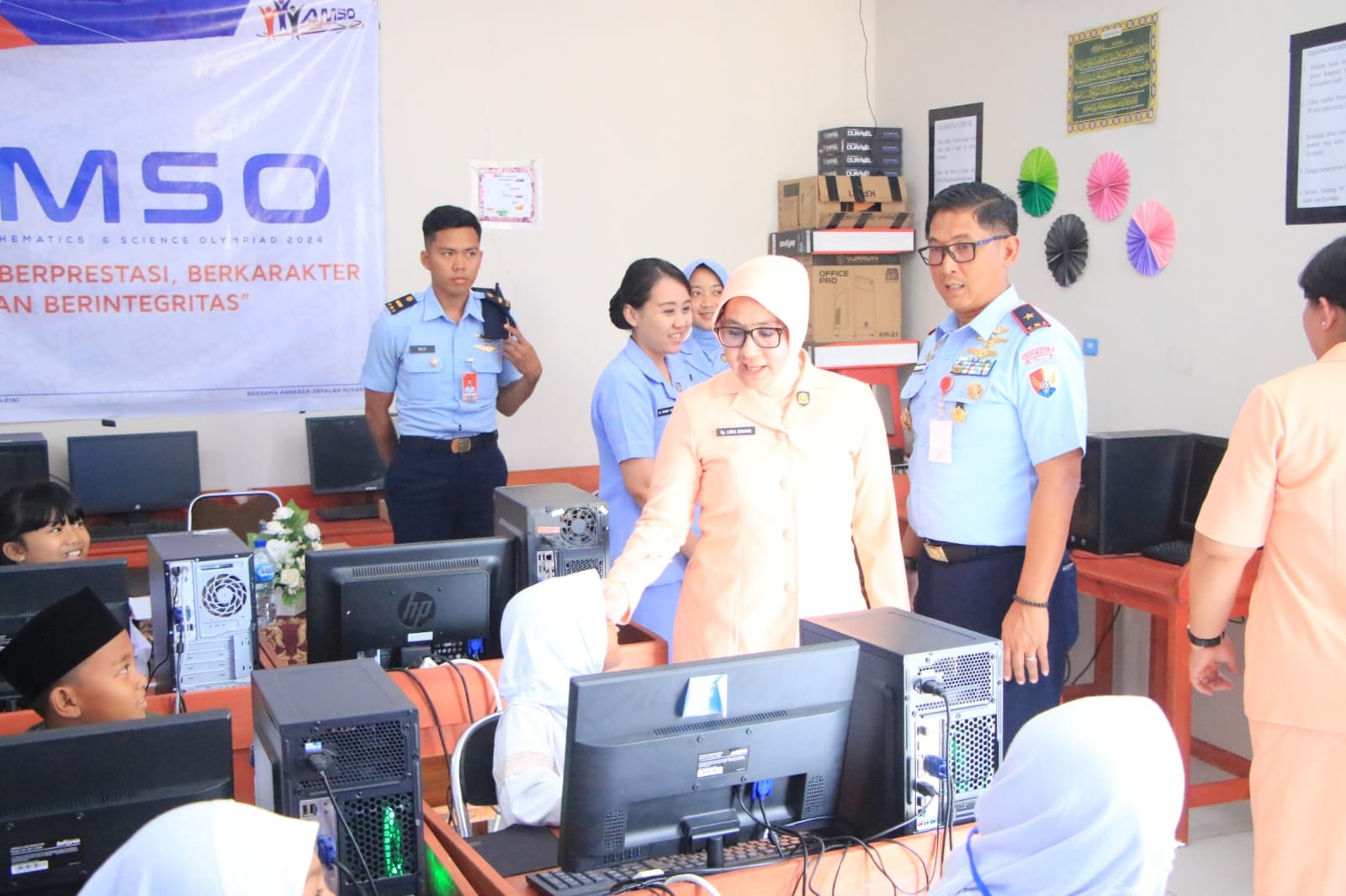 Sekolah Angkasa Lanud Sultan Hasanuddin Berpartisipasi dalam Babak Penyisihan Lomba AMSO.