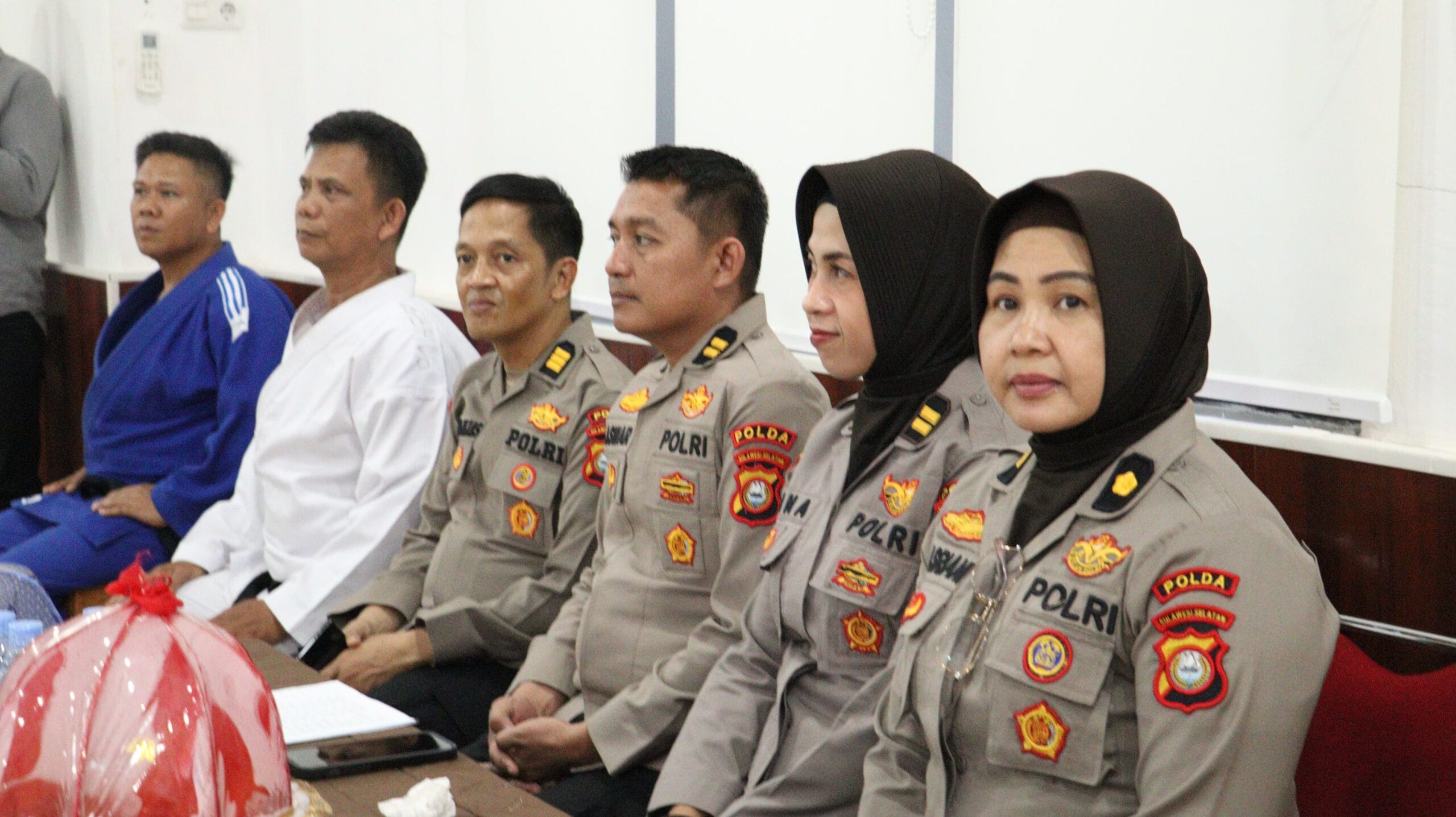 Uji Beladiri dan Naik Pangkat di Polres Takalar oleh Biro SDM Polda Sulsel