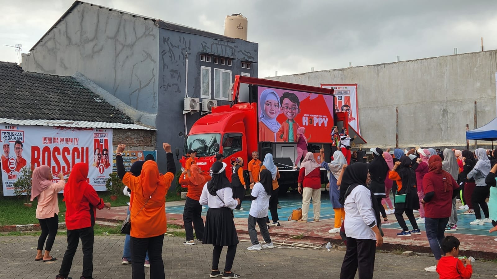 Calon Wali Kota INIMI Melakukan Silaturahim dengan Warga Kelurahan Bulurokeng Kecamatan Biringkanaya